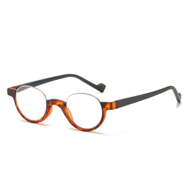 sunglasses fashion half rim round reading glasses inverted presbyopic eyewear anti blue light magnifier computer reader, White;black
sunglasses fashion half rim round reading glasses inverted presbyopic eyewear anti blue light magnifier computer reader, White;black