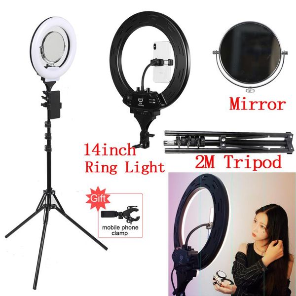 p studio 14 inch ring light led dimmable with mirror 3200-5600k 52w makeup selfie light 2m tripod for youtube video
p studio 14 inch ring light led dimmable with mirror 3200-5600k 52w makeup selfie light 2m tripod for youtube video