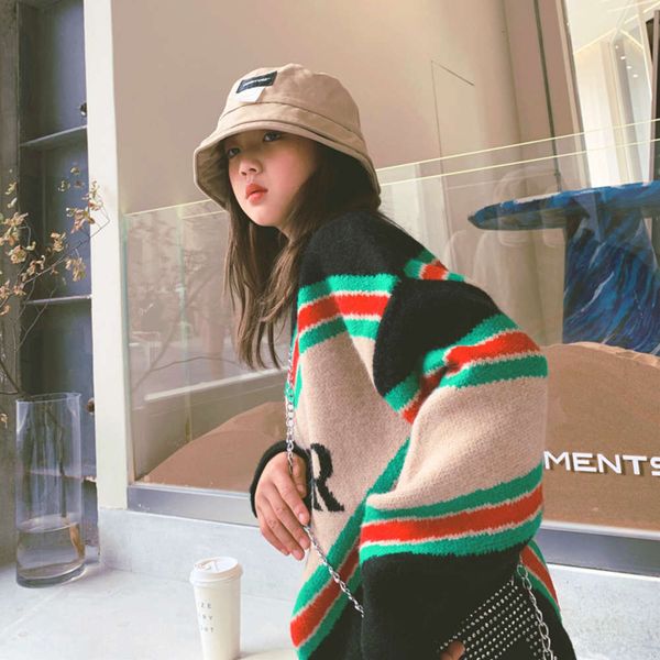 girls' 2021 pullover new sweater wtern sle children's autumn and winter cloth, Blue
girls' 2021 pullover new sweater wtern sle children's autumn and winter cloth, Blue