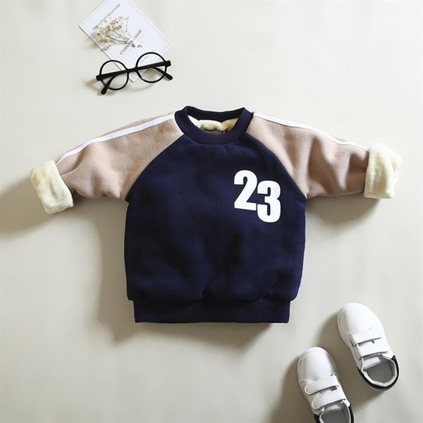 23 navy winter children thickening plus velvet warm raglan long-sleeved sweater height90cm, Black;white
23 navy winter children thickening plus velvet warm raglan long-sleeved sweater height90cm, Black;white