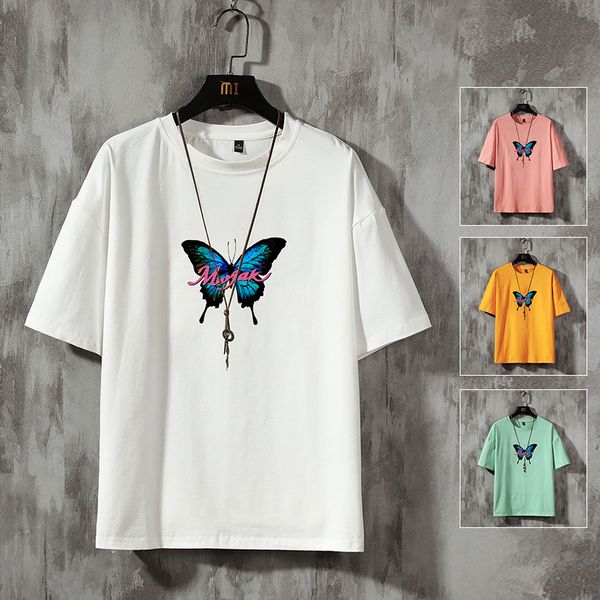 2021 new butterfly print hip hop skateboard t-shirts cotton harajuku fashion high street tees men dzli, White;black
2021 new butterfly print hip hop skateboard t-shirts cotton harajuku fashion high street tees men dzli, White;black