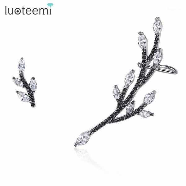 luoteemi trendy gun-black color clear cubic zirconia leaf stud earrings for women unique chinoiserie earrings female gift bijoux1, Golden;silver
luoteemi trendy gun-black color clear cubic zirconia leaf stud earrings for women unique chinoiserie earrings female gift bijoux1, Golden;silver