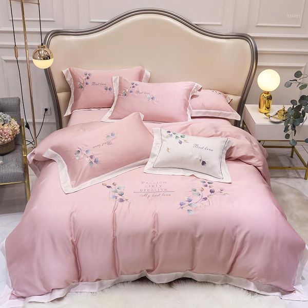 luxury 600tc tencel king bedding set 4pcs bed cover bedsheet pillowcase embroidery leaves duvet cover bed set1
luxury 600tc tencel king bedding set 4pcs bed cover bedsheet pillowcase embroidery leaves duvet cover bed set1