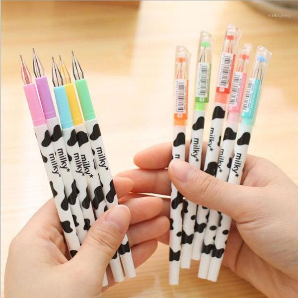 gel pens 12pcs/ set of cow color diamond head 0.38mm school supplies creative candy water marker pen children's stationery1
gel pens 12pcs/ set of cow color diamond head 0.38mm school supplies creative candy water marker pen children's stationery1
