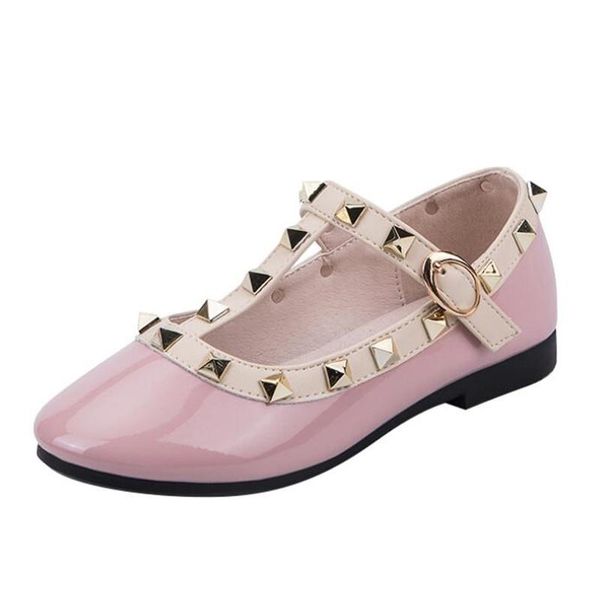 flat shoes girls' leather 2021 korean ffashion children' rivets dancing princess single women black pink red, Black;grey
flat shoes girls' leather 2021 korean ffashion children' rivets dancing princess single women black pink red, Black;grey
