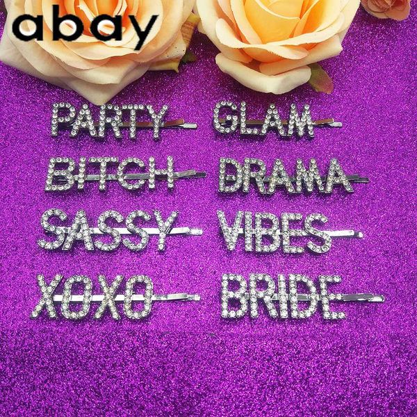 rhinestone letters hairpin mama boss vibes babe headwear for girls women hair clips barrettes crystal hairgrip hair accessories, Golden;silver
rhinestone letters hairpin mama boss vibes babe headwear for girls women hair clips barrettes crystal hairgrip hair accessories, Golden;silver