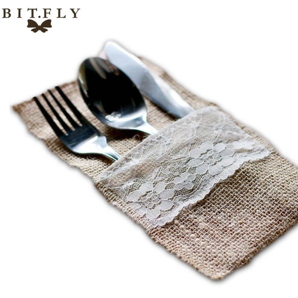 10pc fashion rustic vintage wedding lace tableware pouch fork knife holder pocket jute burlap wedding party diy table decoration f wmttxx
10pc fashion rustic vintage wedding lace tableware pouch fork knife holder pocket jute burlap wedding party diy table decoration f wmttxx
