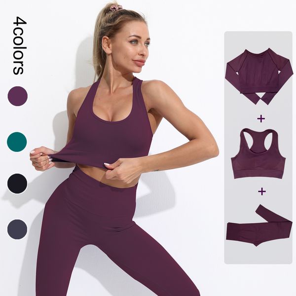 hyperflex women fitness yoga set seamless gym clothing bras + leggings + shirts fitness sports clothes workout running yoga suit y1225, Gray
hyperflex women fitness yoga set seamless gym clothing bras + leggings + shirts fitness sports clothes workout running yoga suit y1225, Gray