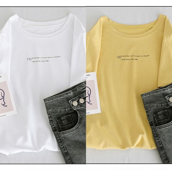 lpdfd white ins sleeve t-shirt clothing clothest-shirt women summer 2020 new korean women's letter loose clothes simple half sleeve clo
lpdfd white ins sleeve t-shirt clothing clothest-shirt women summer 2020 new korean women's letter loose clothes simple half sleeve clo