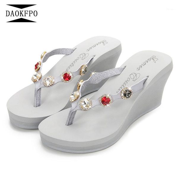 slippers daokfpo 2021 summer wedges women high heels platform rhinestone causal flip flops beach shoes woman nvt-231, Black
slippers daokfpo 2021 summer wedges women high heels platform rhinestone causal flip flops beach shoes woman nvt-231, Black