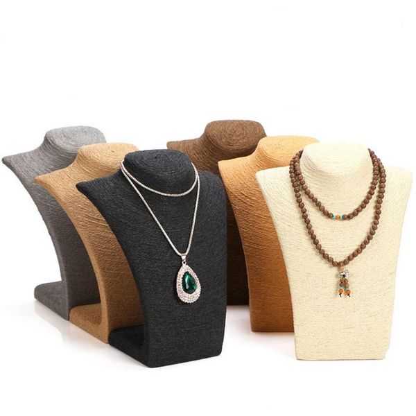 2021 new and straw rope mannequin necklace jewelry pendant display stand holder show decorate wholesale ing, Pink;blue
2021 new and straw rope mannequin necklace jewelry pendant display stand holder show decorate wholesale ing, Pink;blue
