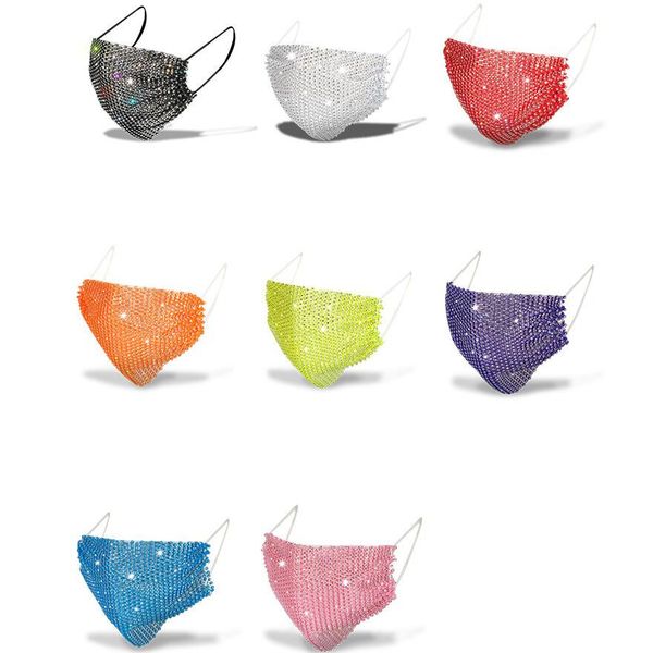 dhl fashion colorful mesh masks bling diamond face masks christmas party mask rhinestone grid net mask washable hollow mask for women
dhl fashion colorful mesh masks bling diamond face masks christmas party mask rhinestone grid net mask washable hollow mask for women