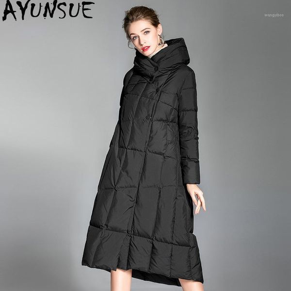 ayunsue 2019 new women's down jacket winter coat long 90% white duck down coats warm parka womens jackets outerwear 201860071, Black
ayunsue 2019 new women's down jacket winter coat long 90% white duck down coats warm parka womens jackets outerwear 201860071, Black
