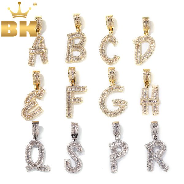 the bling king single baguette letter pendant necklace english initial letters fashion iced cubic zirconia hiphop jewelry q1113, Silver
the bling king single baguette letter pendant necklace english initial letters fashion iced cubic zirconia hiphop jewelry q1113, Silver