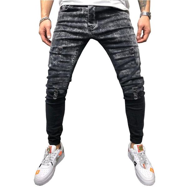men's jeans 2021 distressed stretch ripped men hip hop slim fit punk denim cotton pants zipper, Blue
men's jeans 2021 distressed stretch ripped men hip hop slim fit punk denim cotton pants zipper, Blue