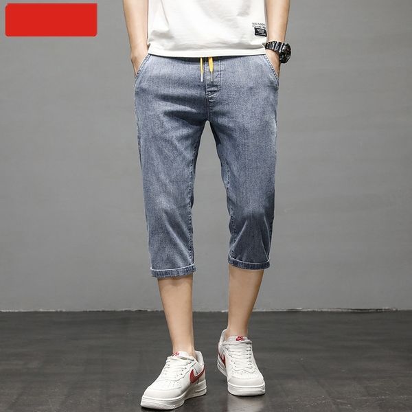 summer thin cropped jeans men's loose shorts korean style lace rope stretch casual cropped brand jeans and jeanslace jeansbreeches 289, Blue
summer thin cropped jeans men's loose shorts korean style lace rope stretch casual cropped brand jeans and jeanslace jeansbreeches 289, Blue