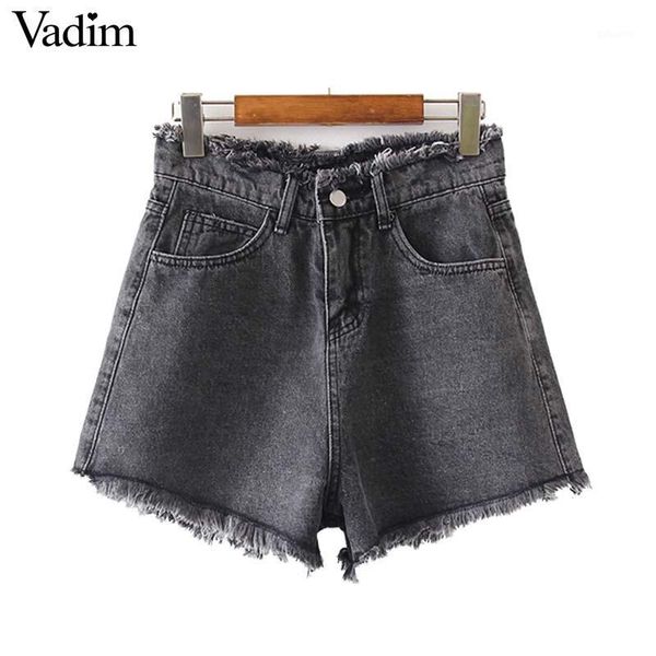 vadim women stylish summer denim shorts pockets zipper female casual black blue wear short basic pantalone cortos sa1201, White;black
vadim women stylish summer denim shorts pockets zipper female casual black blue wear short basic pantalone cortos sa1201, White;black