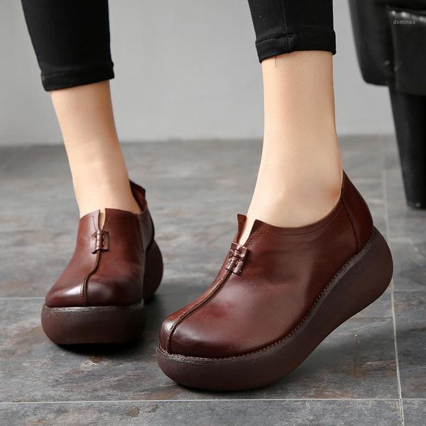 genuine leather handmade women shoes brown red pumps s2607 simple thick bottom shoes leisure style springtime new style1, Black
genuine leather handmade women shoes brown red pumps s2607 simple thick bottom shoes leisure style springtime new style1, Black