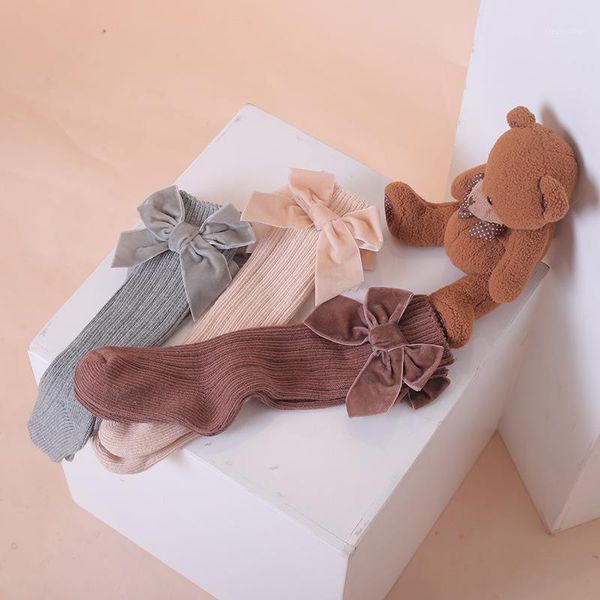 socks baby girl knee high winter warm rib knitted stockings with big velvet bow for infants toddlers1, Pink;yellow
socks baby girl knee high winter warm rib knitted stockings with big velvet bow for infants toddlers1, Pink;yellow