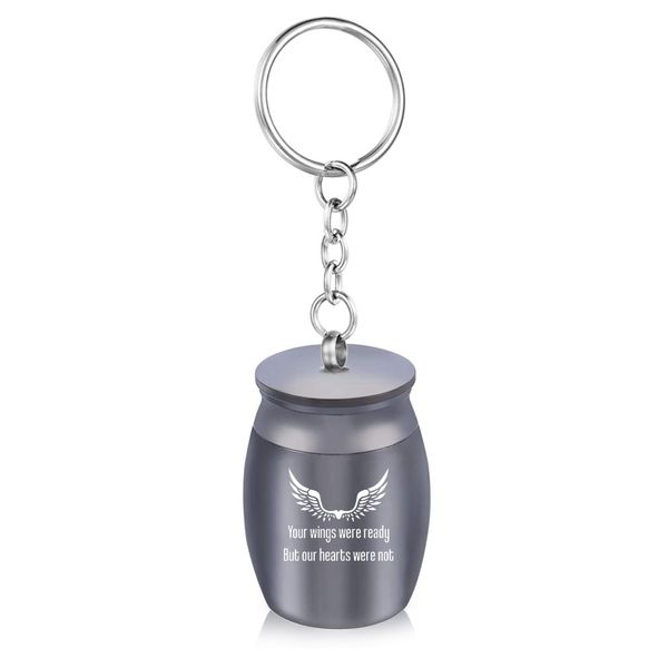 30x40mm angel wings cremation urn for ashes pet/human keepsake keychain necklace ash memorial urns with fill kit, Silver
30x40mm angel wings cremation urn for ashes pet/human keepsake keychain necklace ash memorial urns with fill kit, Silver