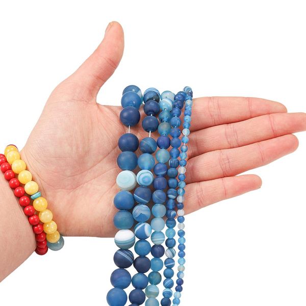 1strand lot 4 6 8 10 12mm blue matt natural stone stripe agates round loose beads for diy bracelet jewelry makings supplies h jllimw, Silver
1strand lot 4 6 8 10 12mm blue matt natural stone stripe agates round loose beads for diy bracelet jewelry makings supplies h jllimw, Silver