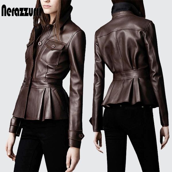 nerazzurri black leather trench coat for women with many pockets single breasted buttons long sleeve plus size slim soft fashion 201030
nerazzurri black leather trench coat for women with many pockets single breasted buttons long sleeve plus size slim soft fashion 201030