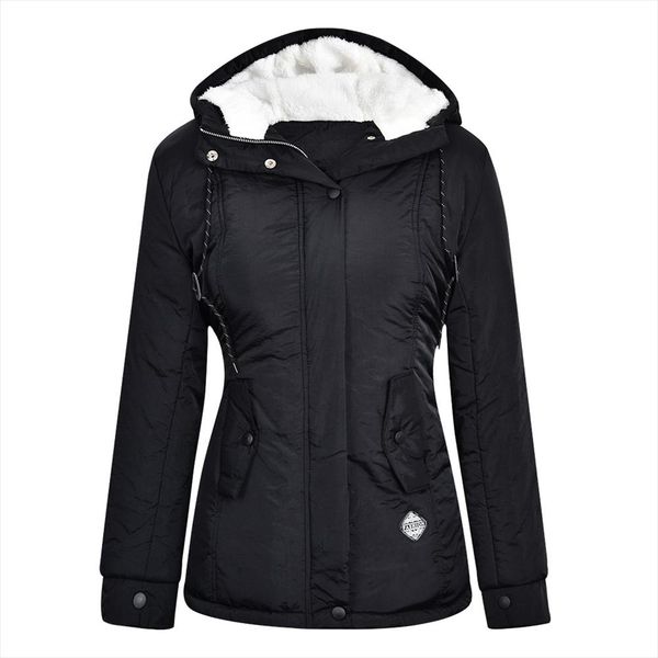 winter women warm parkas hooded thick plush winter coats female mid long cotton jacket 2019 fashion lady warm coat outwear d25, Black
winter women warm parkas hooded thick plush winter coats female mid long cotton jacket 2019 fashion lady warm coat outwear d25, Black