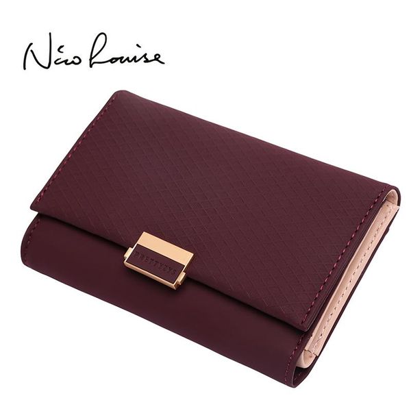 wallets 2021 plaid wallet leather zipper female ladies change women luxury holder coin medium purses for girls, Red;black
wallets 2021 plaid wallet leather zipper female ladies change women luxury holder coin medium purses for girls, Red;black