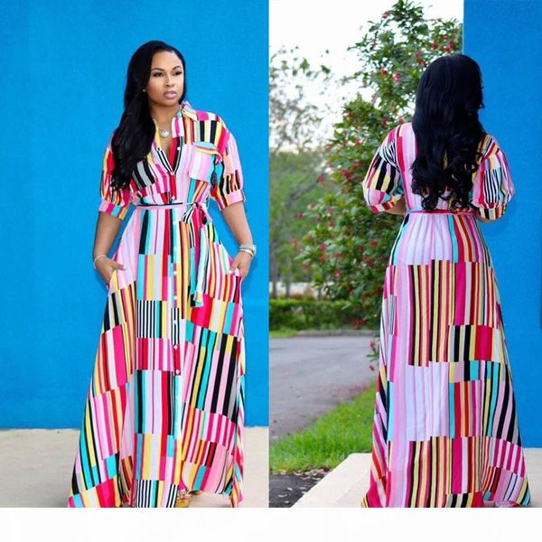 bohemian lapel neck long half sleeves floral striped printed hippie design maxi long boho dress sundress, Black;gray
bohemian lapel neck long half sleeves floral striped printed hippie design maxi long boho dress sundress, Black;gray