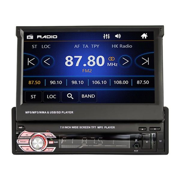 wireless car mp5 player fm radio automatic retractable touch screen car stereo with infrared remote support tf card
wireless car mp5 player fm radio automatic retractable touch screen car stereo with infrared remote support tf card