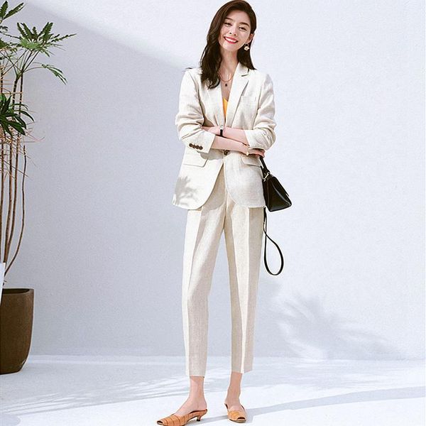 women's suits & blazers 100% lined suit women bleazer long sleeves pocket high waist casual coat wide leg pants for fashion1, White;black
women's suits & blazers 100% lined suit women bleazer long sleeves pocket high waist casual coat wide leg pants for fashion1, White;black