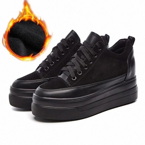 2020 winter shoes women sneakers flat platform shoes genuine leather warm women casual ladies height increasing 5cm n054 #az9q, Black
2020 winter shoes women sneakers flat platform shoes genuine leather warm women casual ladies height increasing 5cm n054 #az9q, Black