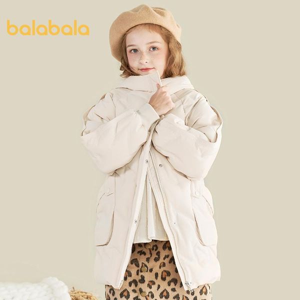 balabala girls down jacket mid-length 2020 winter new children clothing korean children jacket trend, Blue;gray
balabala girls down jacket mid-length 2020 winter new children clothing korean children jacket trend, Blue;gray