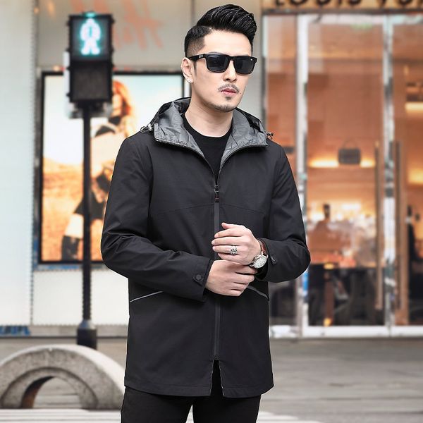 new solid color men's coat cy802, Tan;black 
new solid color men's coat cy802, Tan;black
