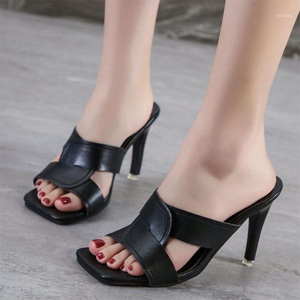 slippers plus size 35-44 women super high heels dress shoes thin party woman slides black zapatos mujer 8080g1
slippers plus size 35-44 women super high heels dress shoes thin party woman slides black zapatos mujer 8080g1