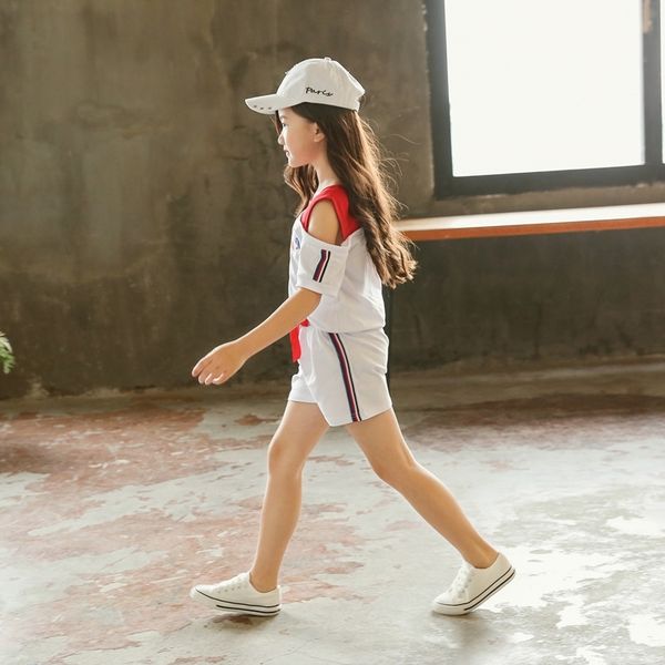 baby girls clothes new summer kids children sets fashion short sleeve t-shirt + pant two piece set 3 4 5 6 7 8 9 10 years y200525, White
baby girls clothes new summer kids children sets fashion short sleeve t-shirt + pant two piece set 3 4 5 6 7 8 9 10 years y200525, White
