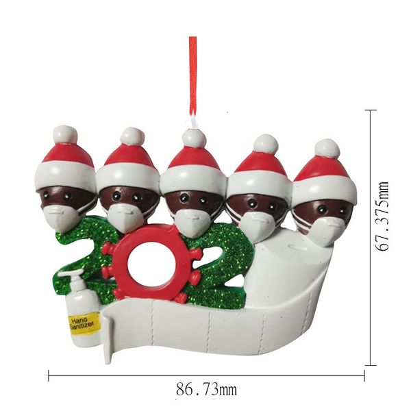 festive quarantine christmas trees pendant decorations gift product personalized hanging ornament, pandemic -social party supplies diy pvc
festive quarantine christmas trees pendant decorations gift product personalized hanging ornament, pandemic -social party supplies diy pvc