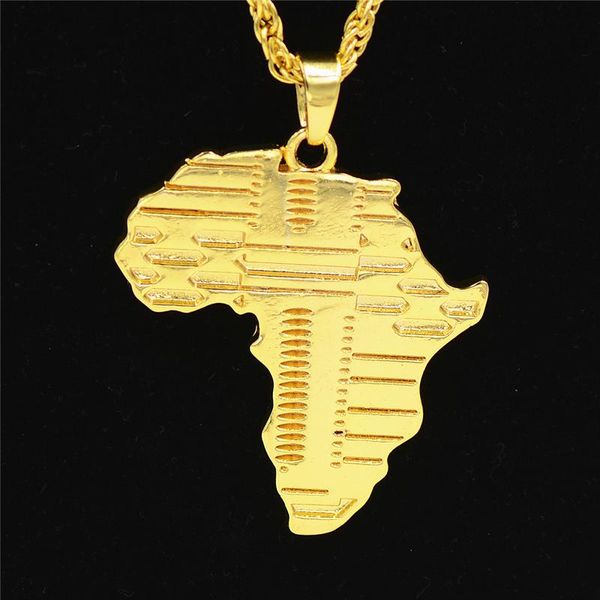 african map pendant necklace stainless steel men's necklace color plating light face hip hop jewelry, Silver
african map pendant necklace stainless steel men's necklace color plating light face hip hop jewelry, Silver