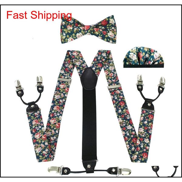 fashion suspenders bow tie pocket scarf set cotton flower sling men and women quality leather 2020 erscb, Black;gray
fashion suspenders bow tie pocket scarf set cotton flower sling men and women quality leather 2020 erscb, Black;gray
