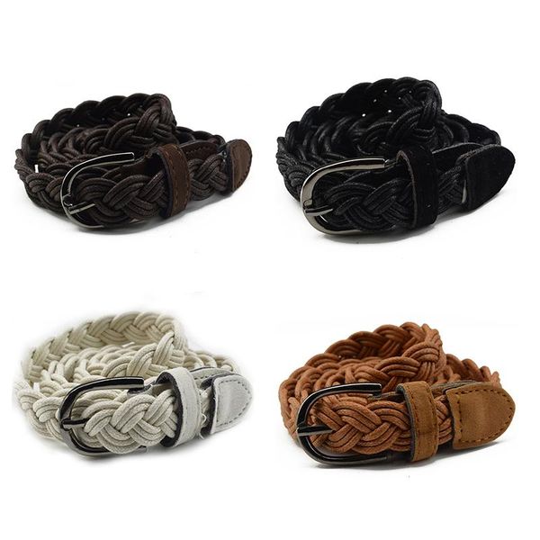 1pc pin buckle ladies fine belt retro twist braided decorative pants belt wild woven skirt without holes, Black;brown
1pc pin buckle ladies fine belt retro twist braided decorative pants belt wild woven skirt without holes, Black;brown