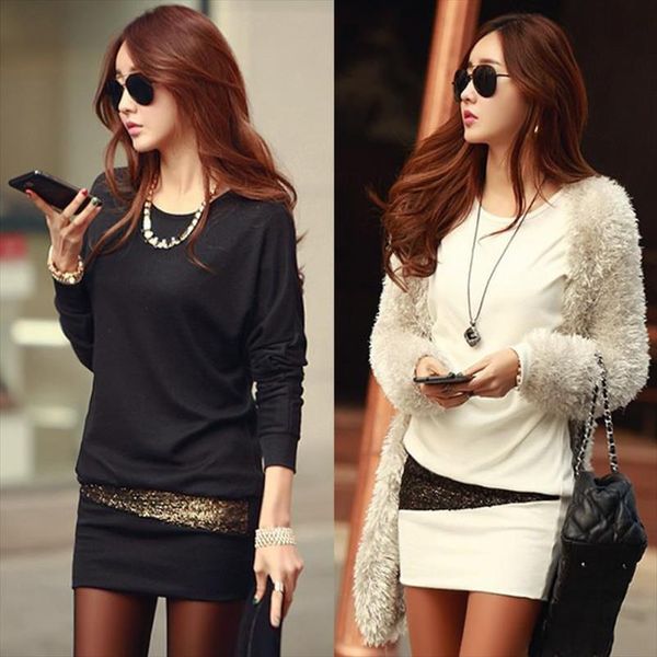 spring autumn dress women long sleeve o neck patchwork package hip dress ladies korean elegant slim fit bodycon, Black;gray
spring autumn dress women long sleeve o neck patchwork package hip dress ladies korean elegant slim fit bodycon, Black;gray