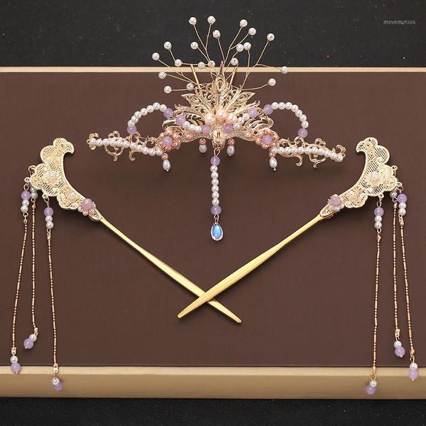 hanfu ancient style hairpin headdress tassel step fairy bead hairpin hair fork full set of hair accessories cosplay crown women1
hanfu ancient style hairpin headdress tassel step fairy bead hairpin hair fork full set of hair accessories cosplay crown women1