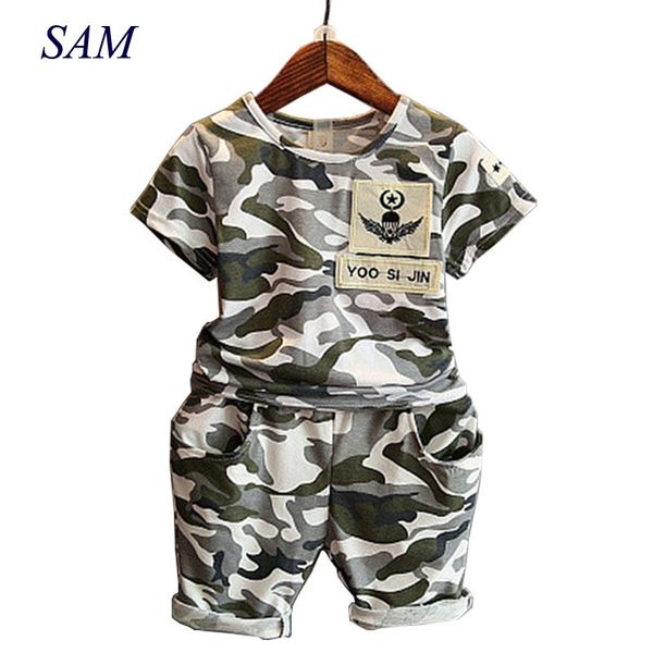 2019 children fashion summer baby boys clothing sets 2pcs camouflage sport suit clothes sets boys girls set 2-7y lj200819, White
2019 children fashion summer baby boys clothing sets 2pcs camouflage sport suit clothes sets boys girls set 2-7y lj200819, White
