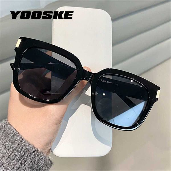 yooske women vintage square sunglasses ladies oversized gradient sun glasses female big frame design eyewear uv400, White;black
yooske women vintage square sunglasses ladies oversized gradient sun glasses female big frame design eyewear uv400, White;black