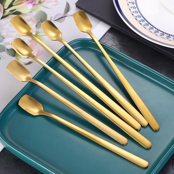 13cm/15cm/17cm stainless steel golden spoon coffee stirring ice cream spoon party dessert watermelon long handle wit1
13cm/15cm/17cm stainless steel golden spoon coffee stirring ice cream spoon party dessert watermelon long handle wit1