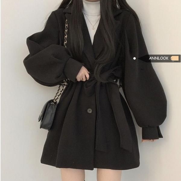 women's wool & blends cashmere black fall winter streetwear korean fashion jackets for women coat basic kurtka damska zima woman be50nz
women's wool & blends cashmere black fall winter streetwear korean fashion jackets for women coat basic kurtka damska zima woman be50nz
