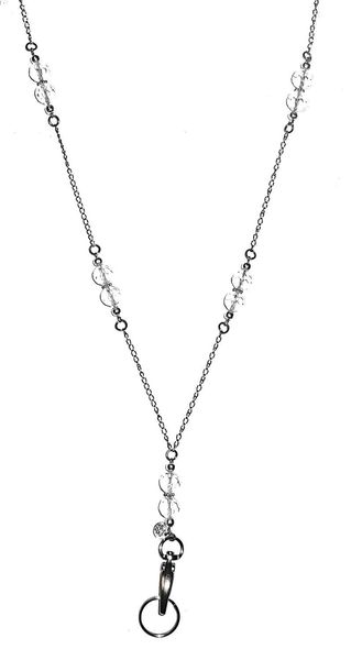 pendant necklaces fashion women's office lanyard - a multi-color crystal id name badge holder necklace with breakaway clasp, Silver
pendant necklaces fashion women's office lanyard - a multi-color crystal id name badge holder necklace with breakaway clasp, Silver