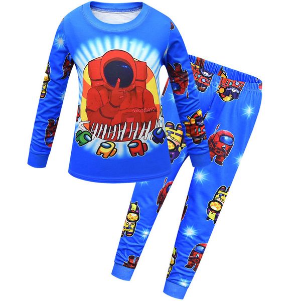 среди нас игра pajamas наборы дети дети мультфильм аниме двух частей одежда домашняя одежда юниоров мальчиков сна новая одежда с длинным рук, Blue;red 
среди нас игра pajamas наборы дети дети мультфильм аниме двух частей одежда домашняя одежда юниоров мальчиков сна новая одежда с длинным рук, Blue;red