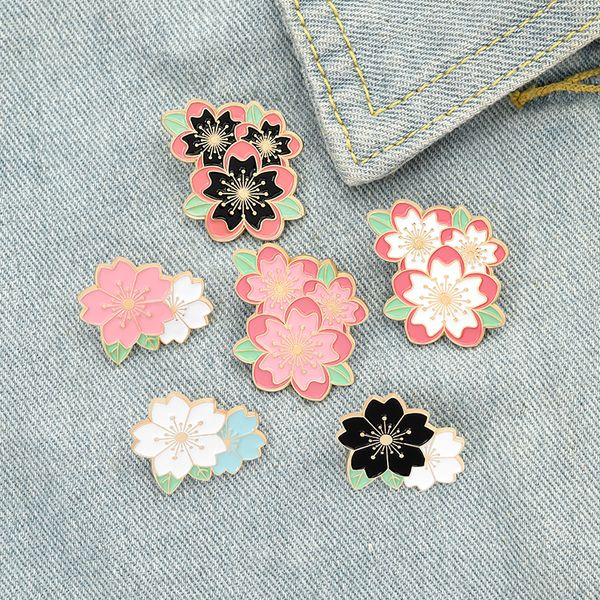 romantic cartoon flowers enamel pins colors beautiful elegant cherry blossoms brooches for party gifts women jewelry, Gray
romantic cartoon flowers enamel pins colors beautiful elegant cherry blossoms brooches for party gifts women jewelry, Gray