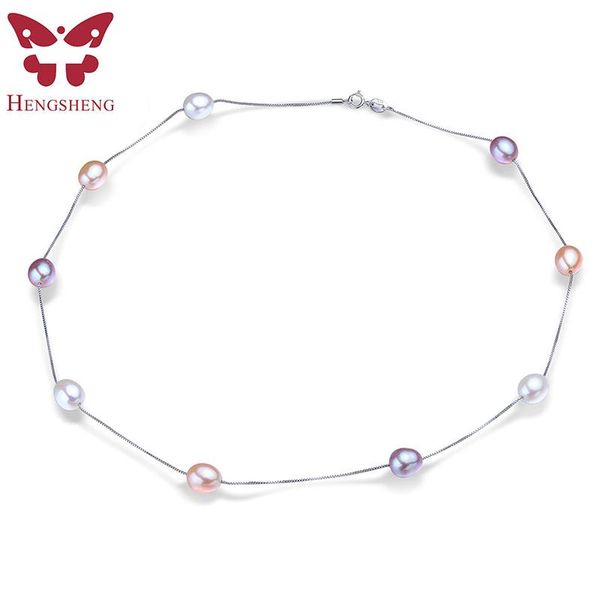 chains hengsheng natural freshwater pearl necklace 925 sterling silver 45cm chain choker fine jewelry wedding gift for women
chains hengsheng natural freshwater pearl necklace 925 sterling silver 45cm chain choker fine jewelry wedding gift for women
